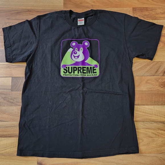 Supreme FW20 Bear t-Shirt Protection From Suckas t-Shirt Medium - Picture 1 of 6